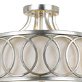 CRYSTORAMA, LIBBY LANGDON GRAHAM SEMI FLUSH MOUNT, FLUSH MOUNT CEILING LIGHTS