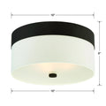 CRYSTORAMA, LIBBY LANGDON GRAYSON FLUSH MOUNT, FLUSH MOUNT CEILING LIGHTS