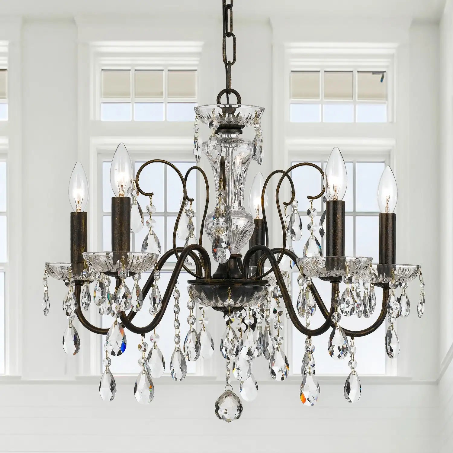 CRYSTORAMA, BUTLER CHANDELIER, CHANDELIER LIGHT