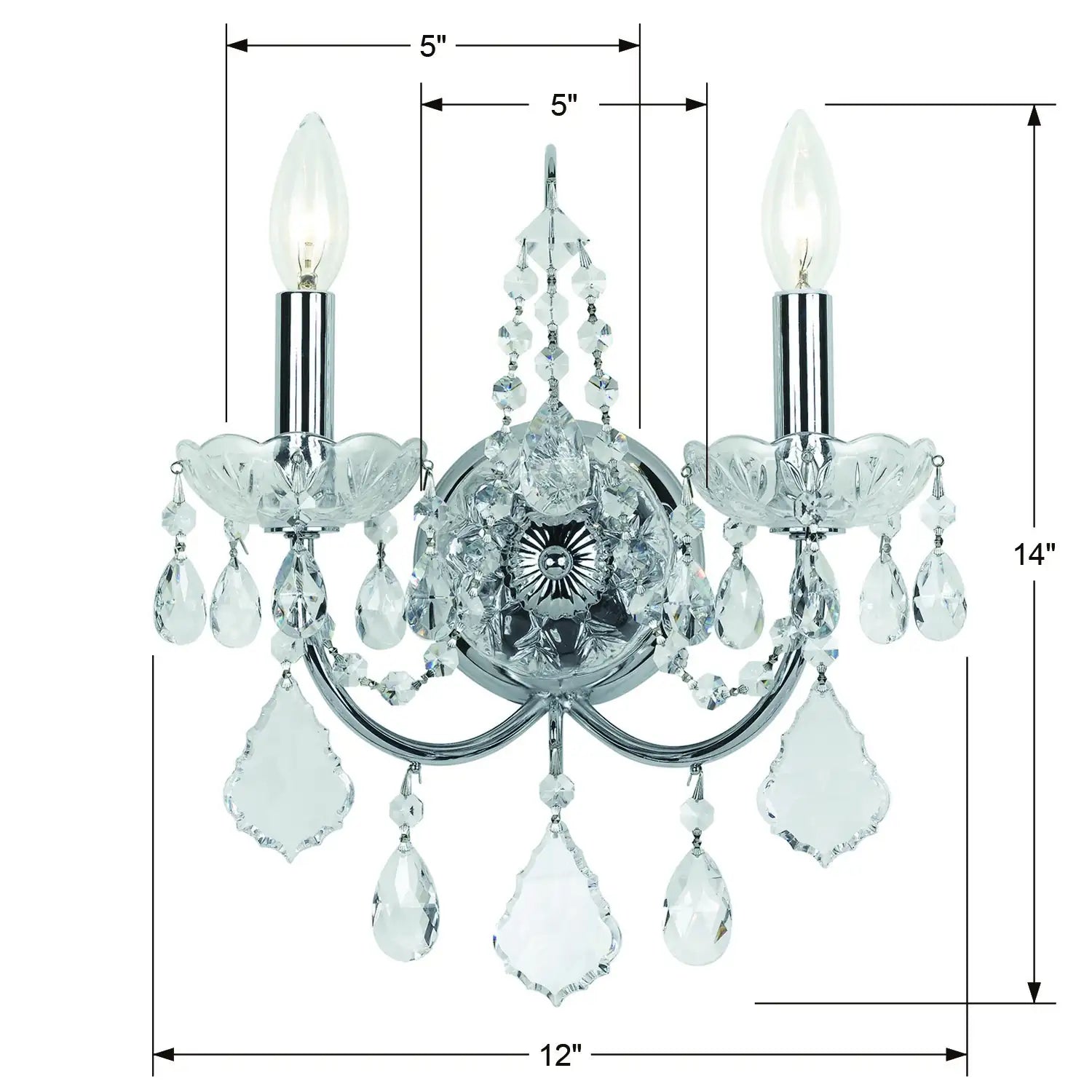 CRYSTORAMA, IMPERIAL SCONCE, WALL SCONCES
