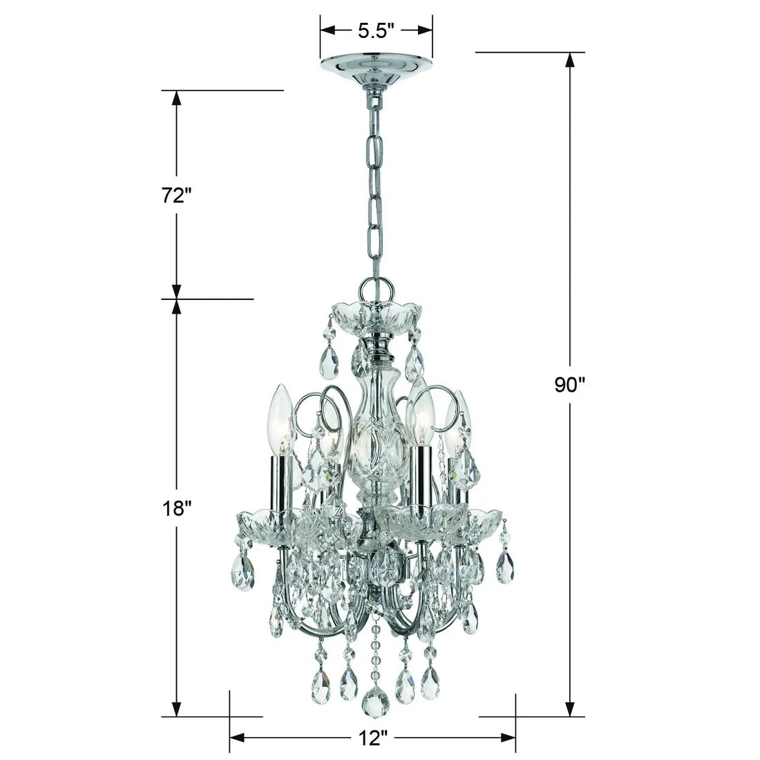 CRYSTORAMA, IMPERIAL CHANDELIER, CHANDELIER LIGHT