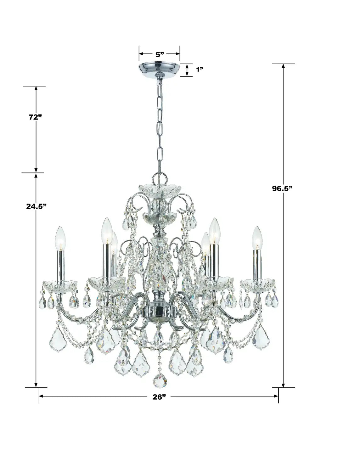 CRYSTORAMA, IMPERIAL CHANDELIER, CHANDELIER LIGHT