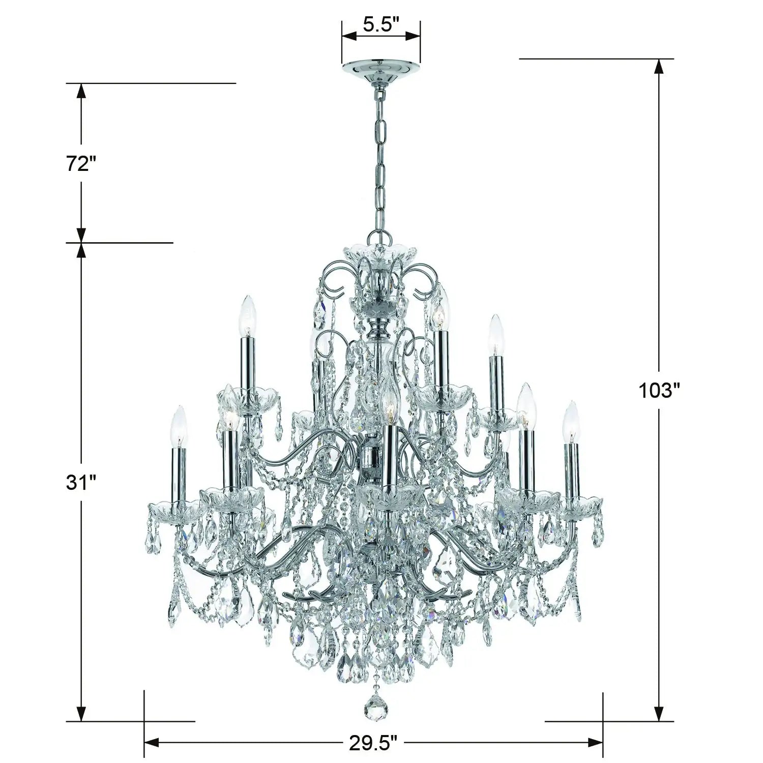 CRYSTORAMA, IMPERIAL CHANDELIER, CHANDELIER LIGHT