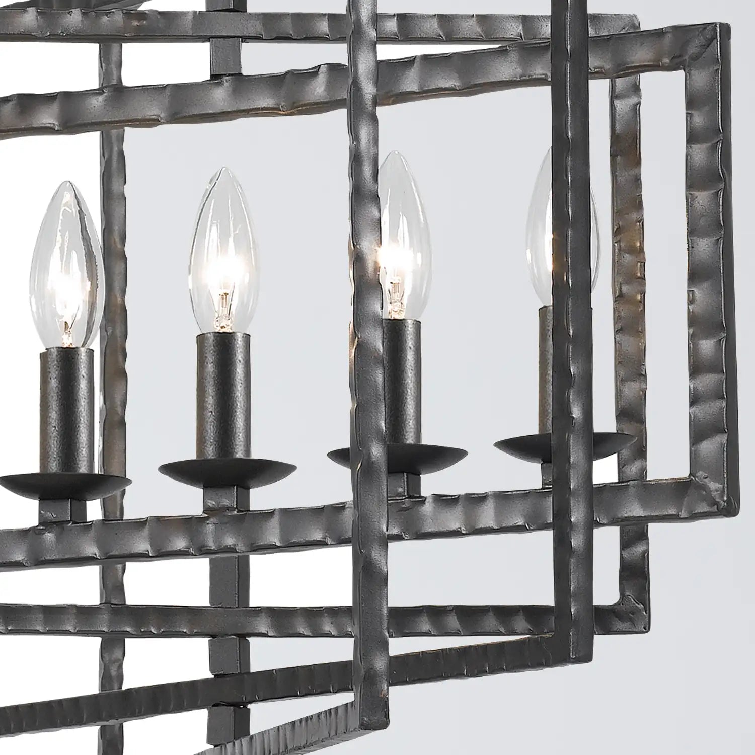 CRYSTORAMA, CAPRI RAW STEEL CHANDELIER, CHANDELIER LIGHT