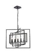 CRYSTORAMA, CAPRI RAW STEEL CHANDELIER, CHANDELIER LIGHT