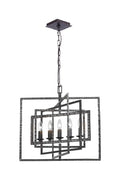 CRYSTORAMA, CAPRI RAW STEEL CHANDELIER, CHANDELIER LIGHT