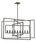 CRYSTORAMA, CAPRI RAW STEEL CHANDELIER, CHANDELIER LIGHT