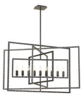 CRYSTORAMA, CAPRI RAW STEEL CHANDELIER, CHANDELIER LIGHT