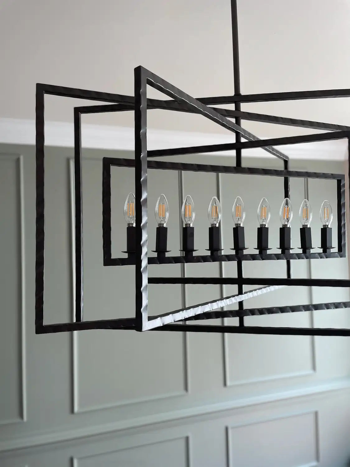CRYSTORAMA, CAPRI RAW STEEL CHANDELIER, CHANDELIER LIGHT