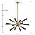 CRYSTORAMA, ZODIAC CHANDELIER, CHANDELIER LIGHT