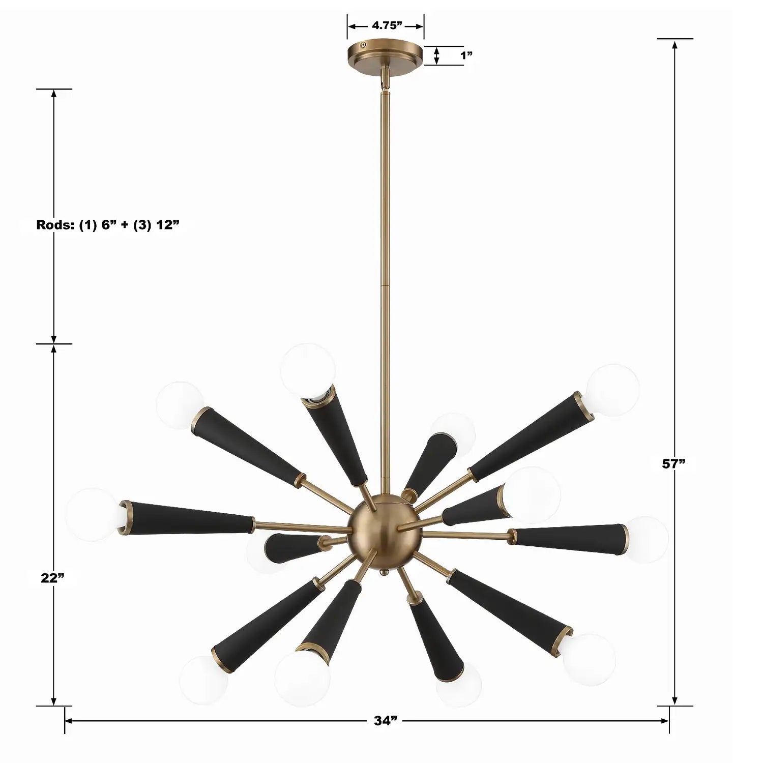 CRYSTORAMA, ZODIAC CHANDELIER, CHANDELIER LIGHT