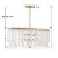 CRYSTORAMA, BLEECKER OVAL CHANDELIER, CHANDELIER LIGHT