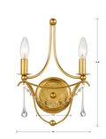 CRYSTORAMA, METRO SCONCE, WALL SCONCES
