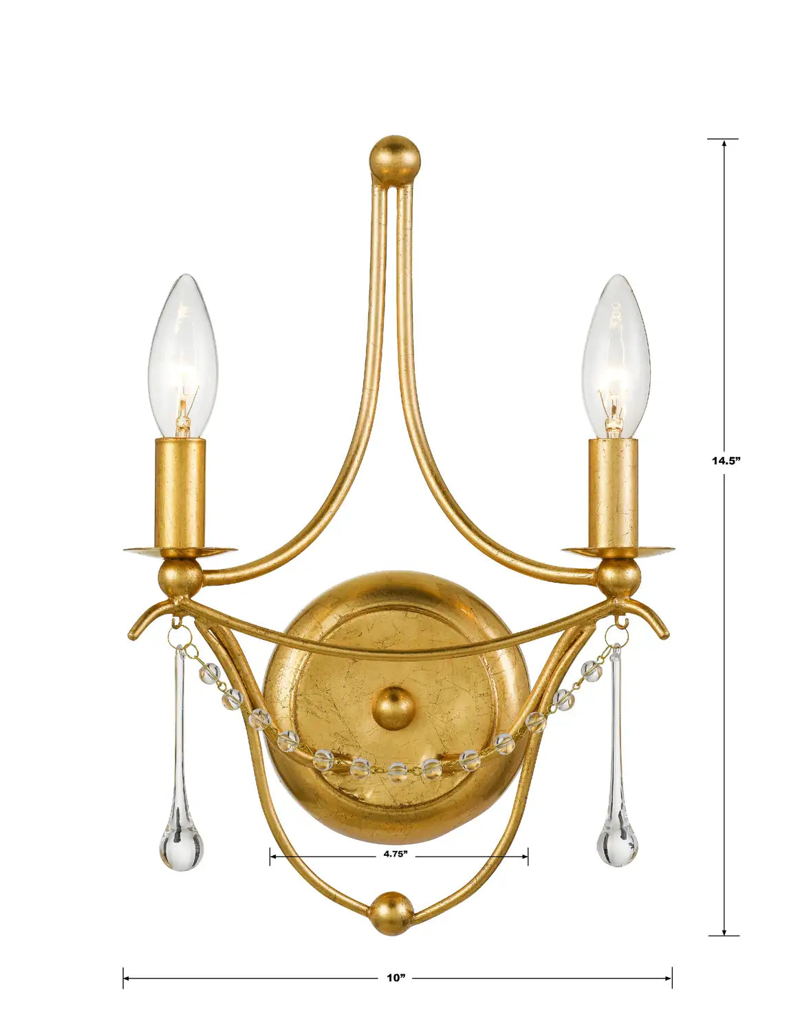 CRYSTORAMA, METRO SCONCE, WALL SCONCES