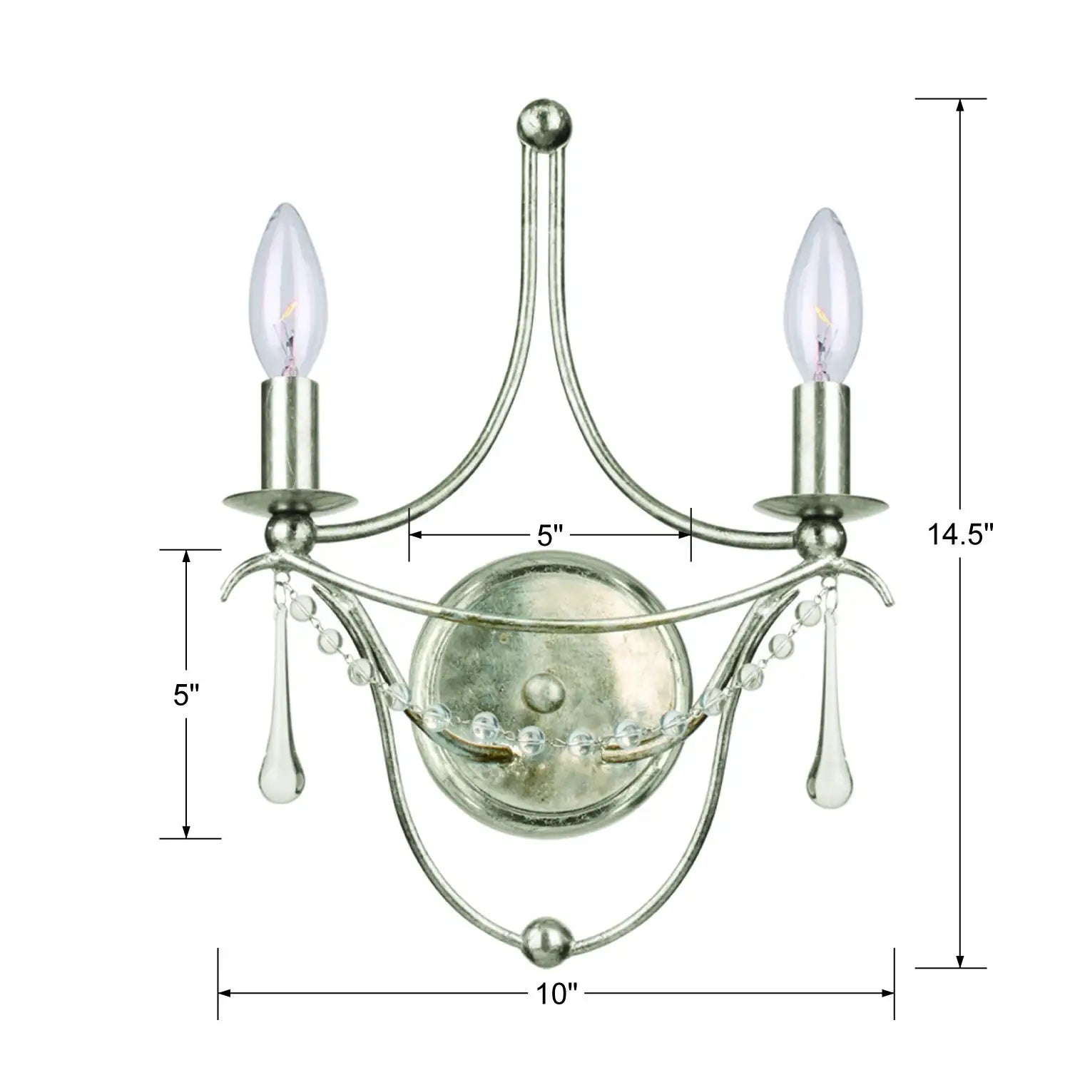CRYSTORAMA, METRO SCONCE, WALL SCONCES