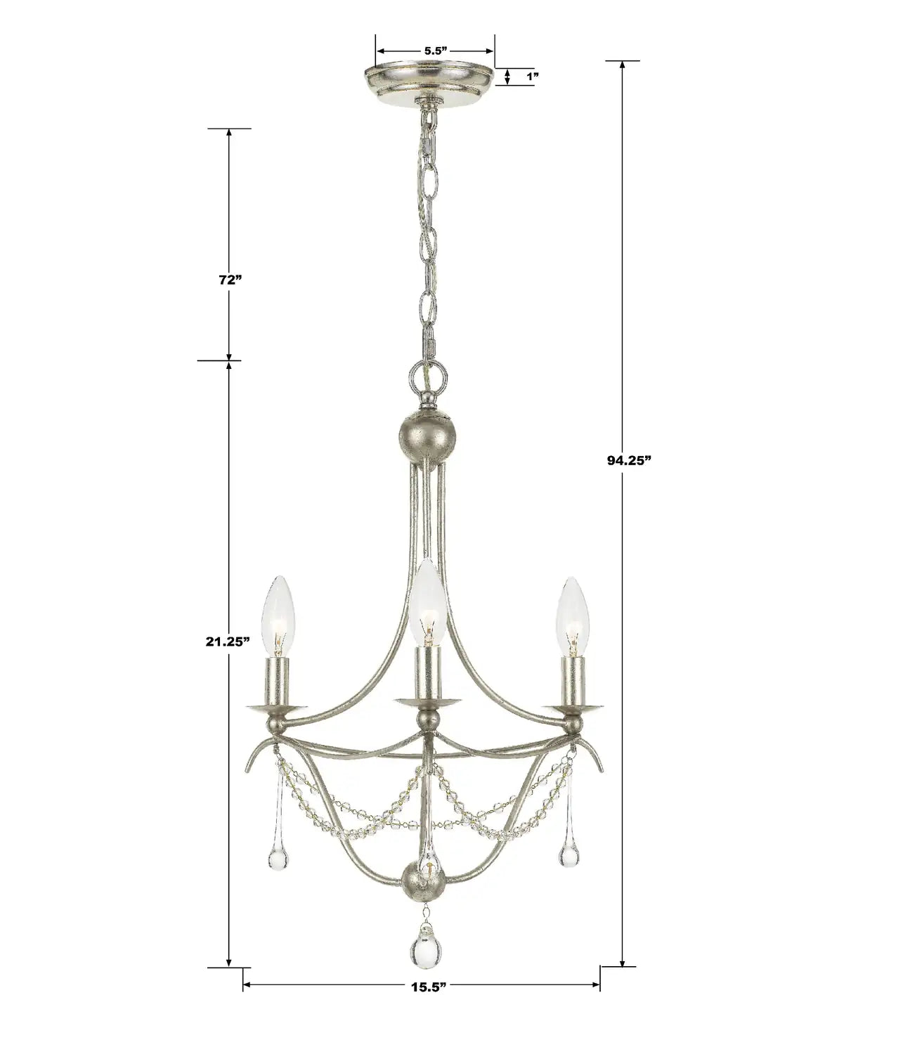 CRYSTORAMA, METRO CHANDELIER, CHANDELIER LIGHT