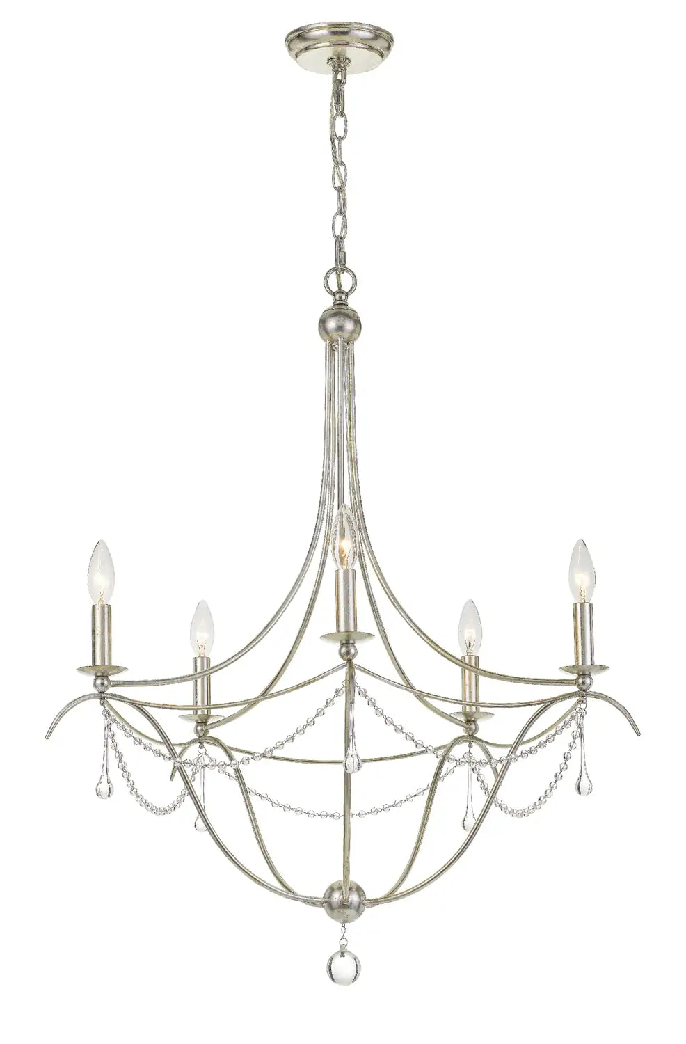 CRYSTORAMA, METRO CRYSTAL BEADS CHANDELIER, CHANDELIER LIGHT
