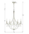 CRYSTORAMA, METRO CRYSTAL BEADS CHANDELIER, CHANDELIER LIGHT