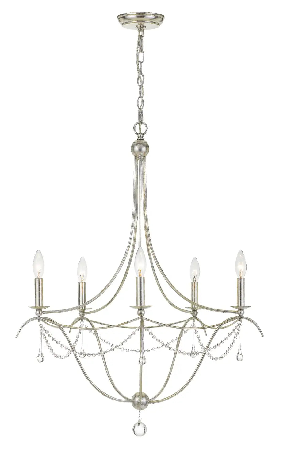 CRYSTORAMA, METRO CRYSTAL BEADS CHANDELIER, CHANDELIER LIGHT