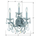 CRYSTORAMA, MARIA THERESA SCONCE, WALL SCONCES