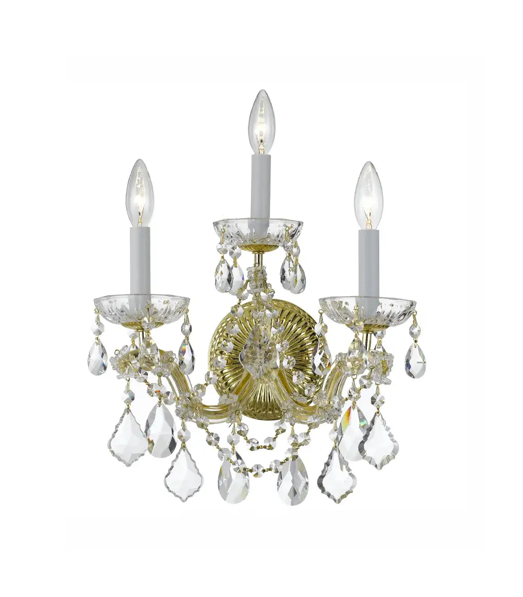 CRYSTORAMA, MARIA THERESA SCONCE, WALL SCONCES