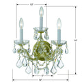 CRYSTORAMA, MARIA THERESA SCONCE, WALL SCONCES