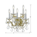 CRYSTORAMA, MARIA THERESA SCONCE, WALL SCONCES