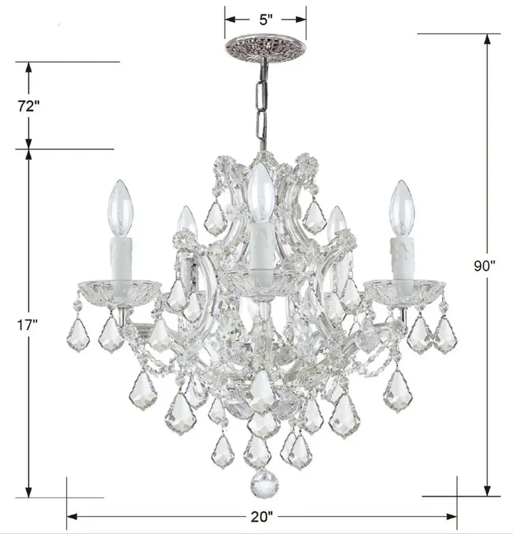 CRYSTORAMA, MARIA THERESA CHANDELIER, CHANDELIER LIGHT