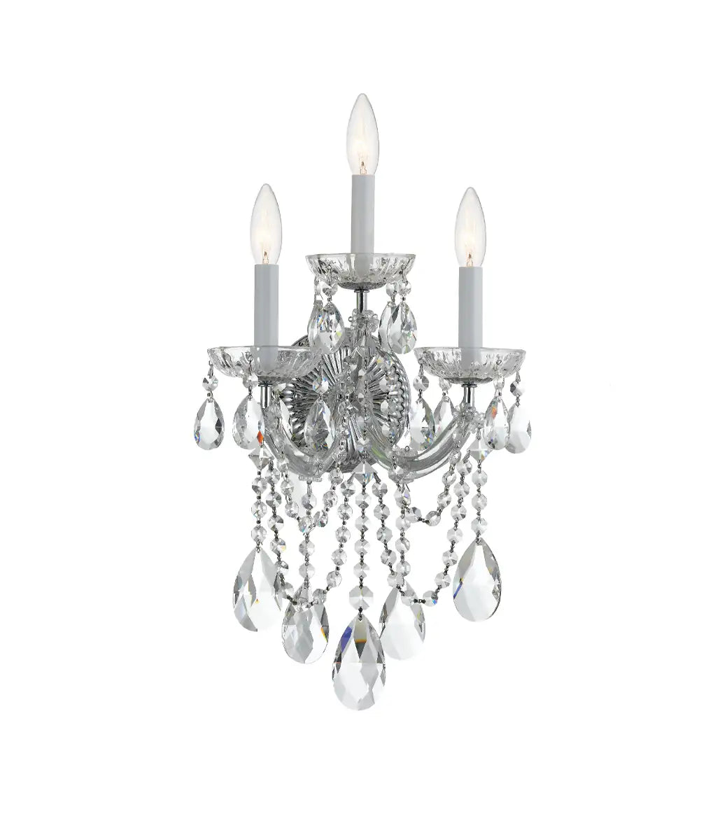 CRYSTORAMA, MARIA THERESA SCONCE, WALL SCONCES