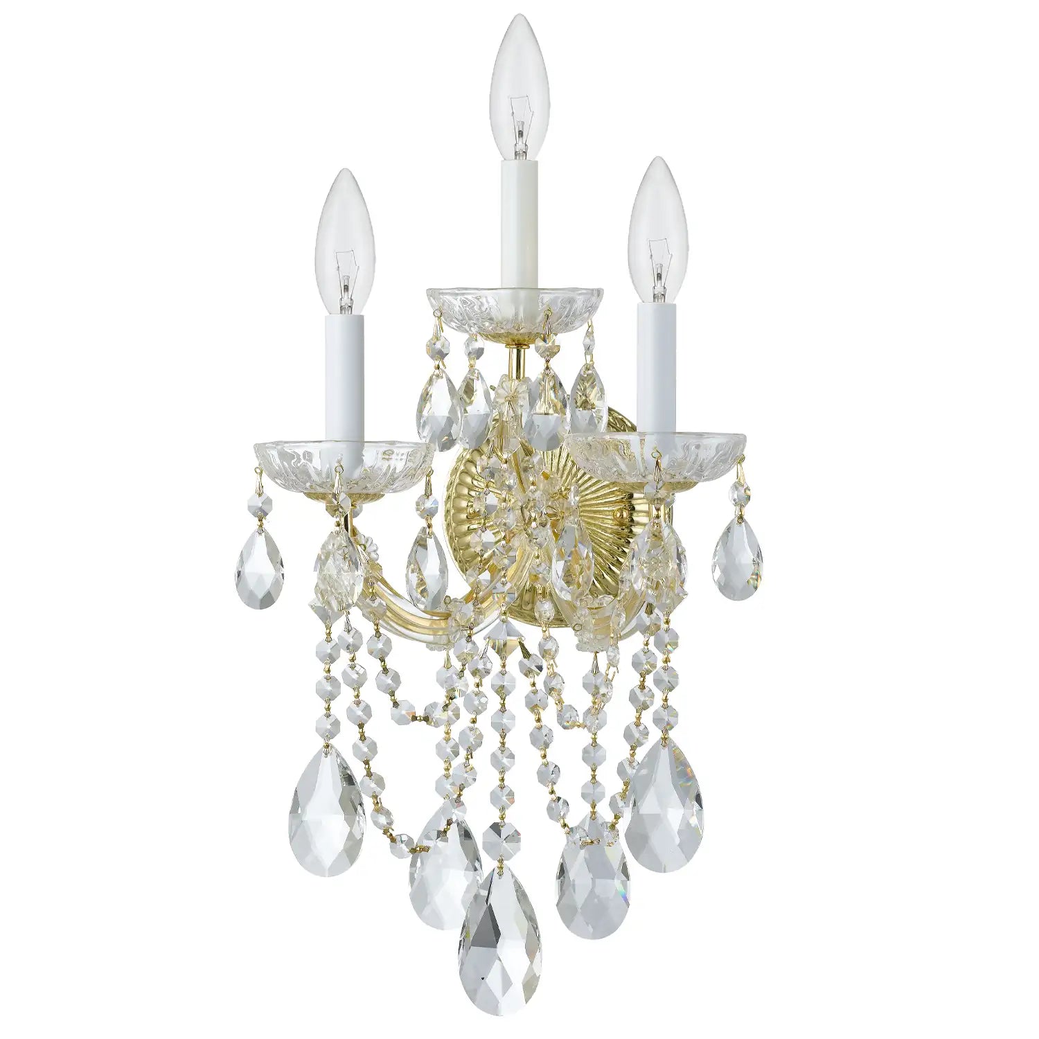 CRYSTORAMA, MARIA THERESA SCONCE, WALL SCONCES