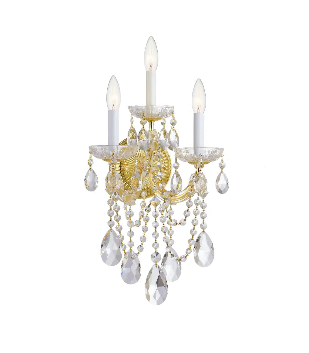 CRYSTORAMA, MARIA THERESA SCONCE, WALL SCONCES