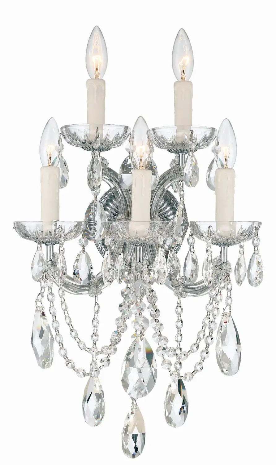 CRYSTORAMA, MARIA THERESA SCONCE, WALL SCONCES