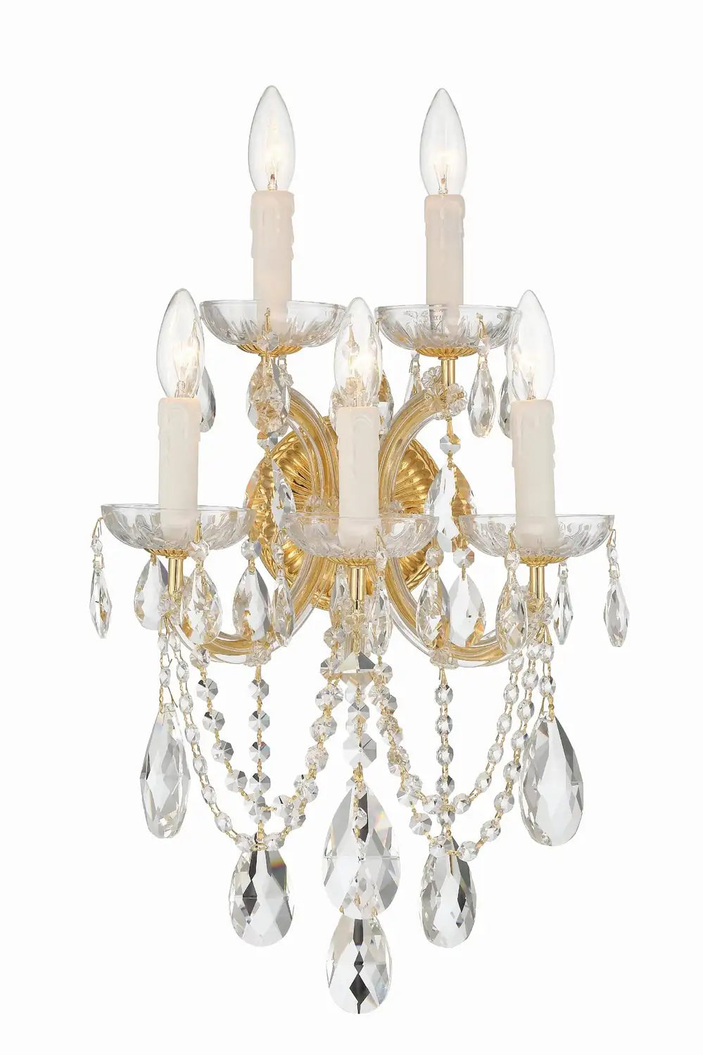 CRYSTORAMA, MARIA THERESA SCONCE, WALL SCONCES