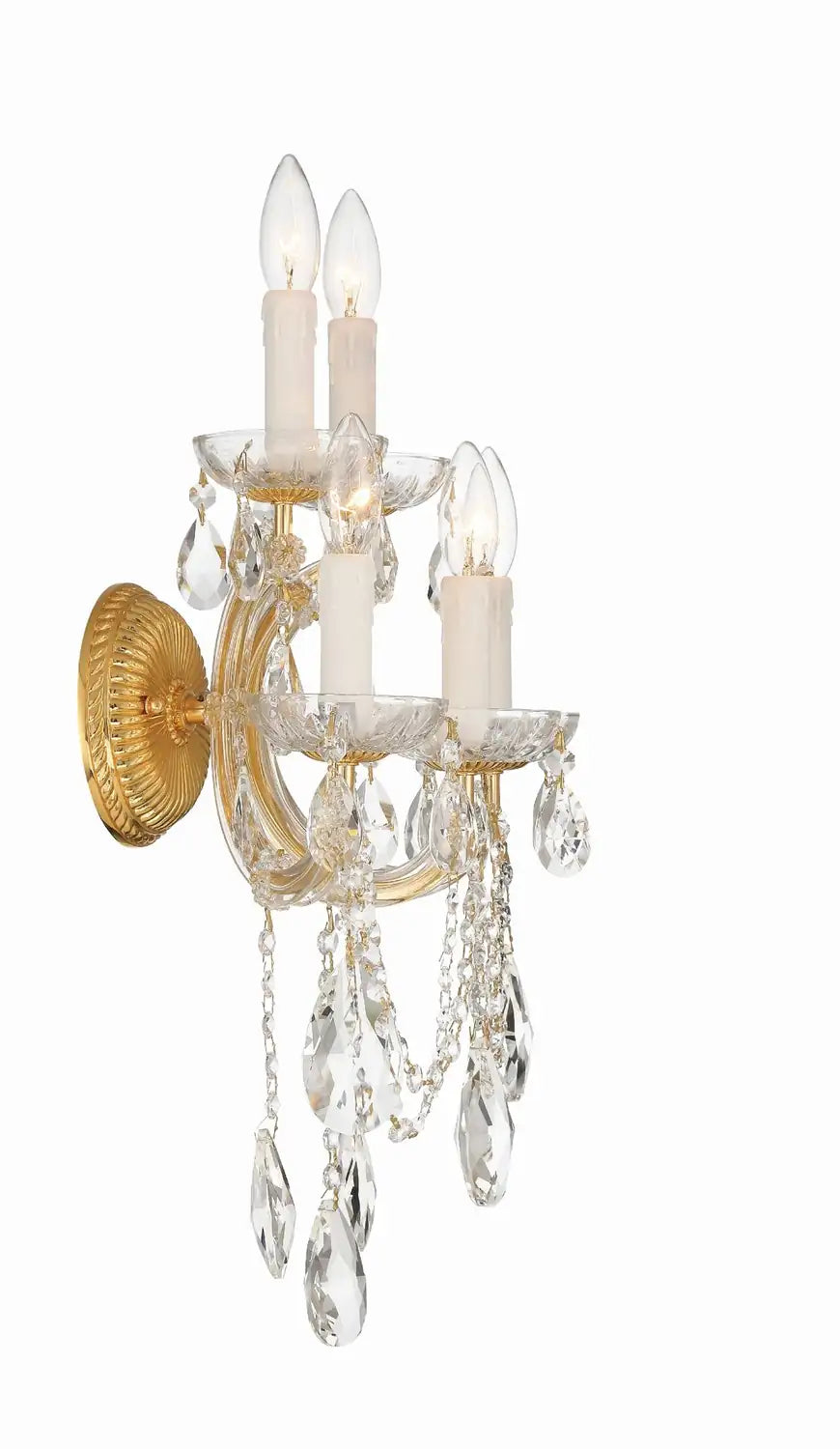 CRYSTORAMA, MARIA THERESA SCONCE, WALL SCONCES