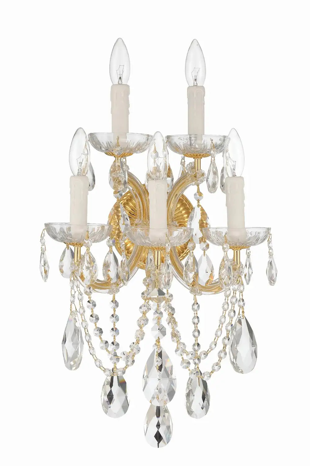 CRYSTORAMA, MARIA THERESA SCONCE, WALL SCONCES