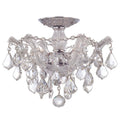 CRYSTORAMA, MARIA THERESA SEMI FLUSH MOUNT, FLUSH MOUNT CEILING LIGHTS
