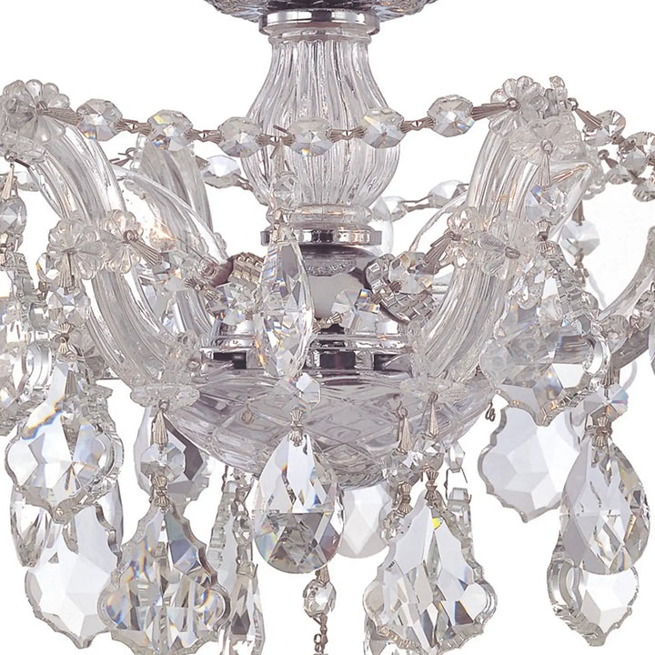 CRYSTORAMA, MARIA THERESA SEMI FLUSH MOUNT, FLUSH MOUNT CEILING LIGHTS