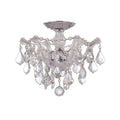 CRYSTORAMA, MARIA THERESA SEMI FLUSH MOUNT, FLUSH MOUNT CEILING LIGHTS