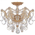 CRYSTORAMA, MARIA THERESA SEMI FLUSH MOUNT, FLUSH MOUNT CEILING LIGHTS