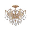 CRYSTORAMA, MARIA THERESA SEMI FLUSH MOUNT, FLUSH MOUNT CEILING LIGHTS
