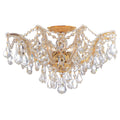 CRYSTORAMA, MARIA THERESA SEMI FLUSH MOUNT, FLUSH MOUNT CEILING LIGHTS