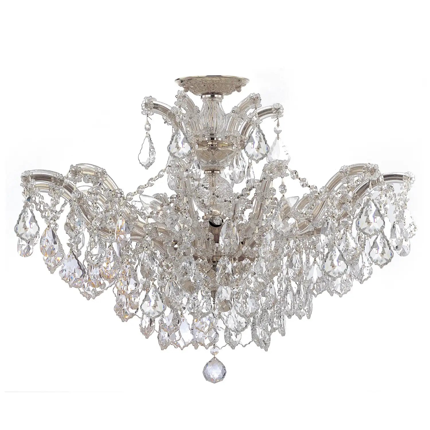 CRYSTORAMA, MARIA THERESA SEMI FLUSH MOUNT, FLUSH MOUNT CEILING LIGHTS