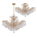 CRYSTORAMA, MARIA THERESA SEMI FLUSH MOUNT, FLUSH MOUNT CEILING LIGHTS