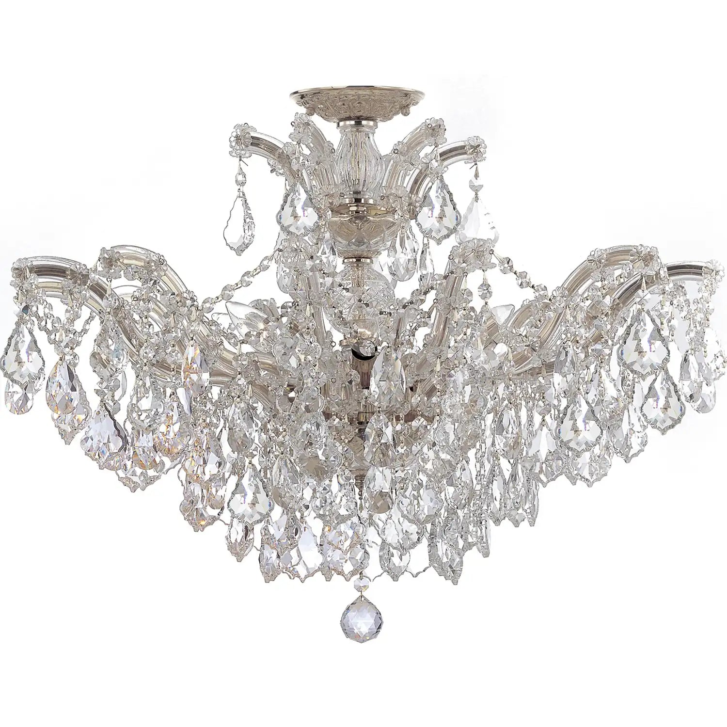 CRYSTORAMA, MARIA THERESA SEMI FLUSH MOUNT, FLUSH MOUNT CEILING LIGHTS