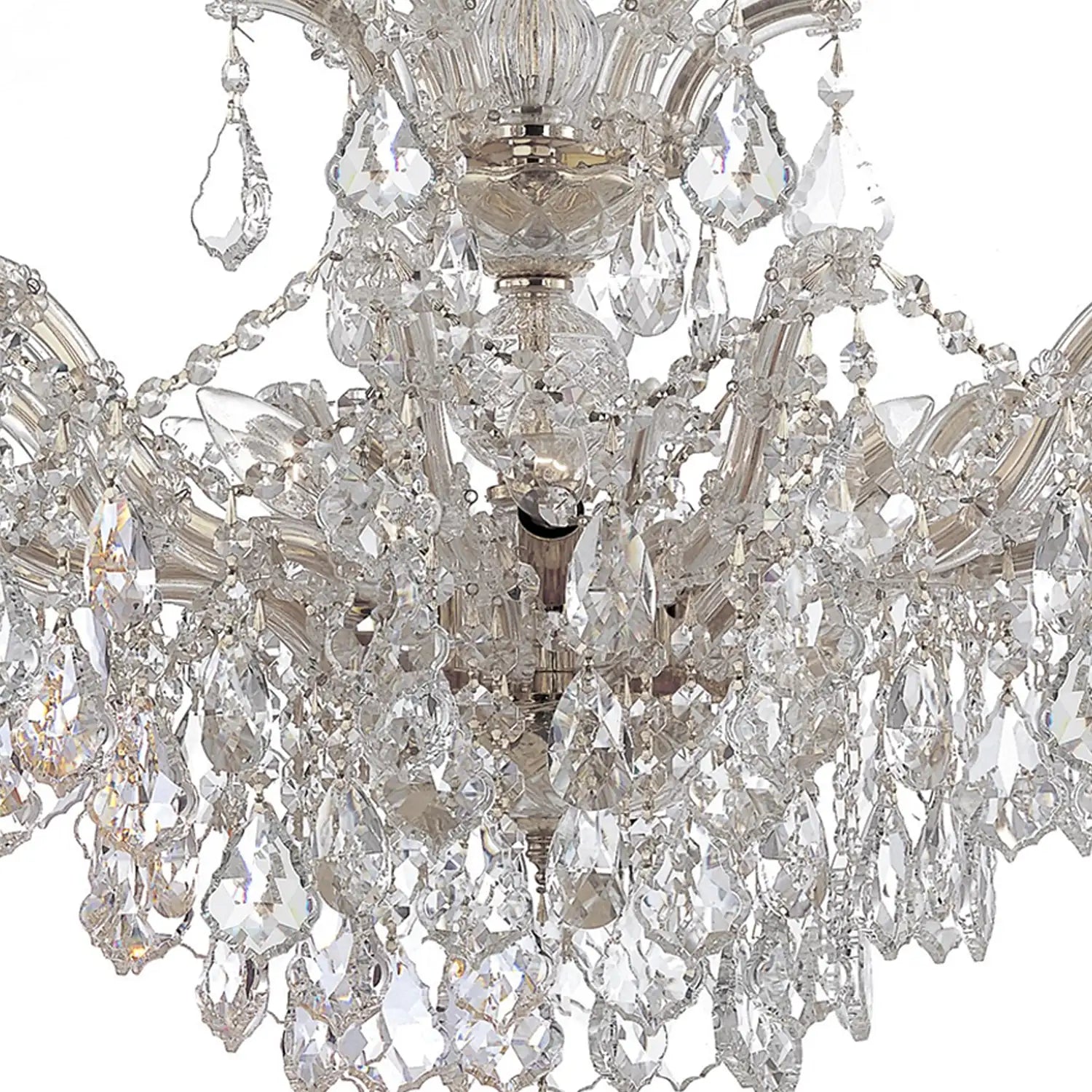 CRYSTORAMA, MARIA THERESA SEMI FLUSH MOUNT, FLUSH MOUNT CEILING LIGHTS