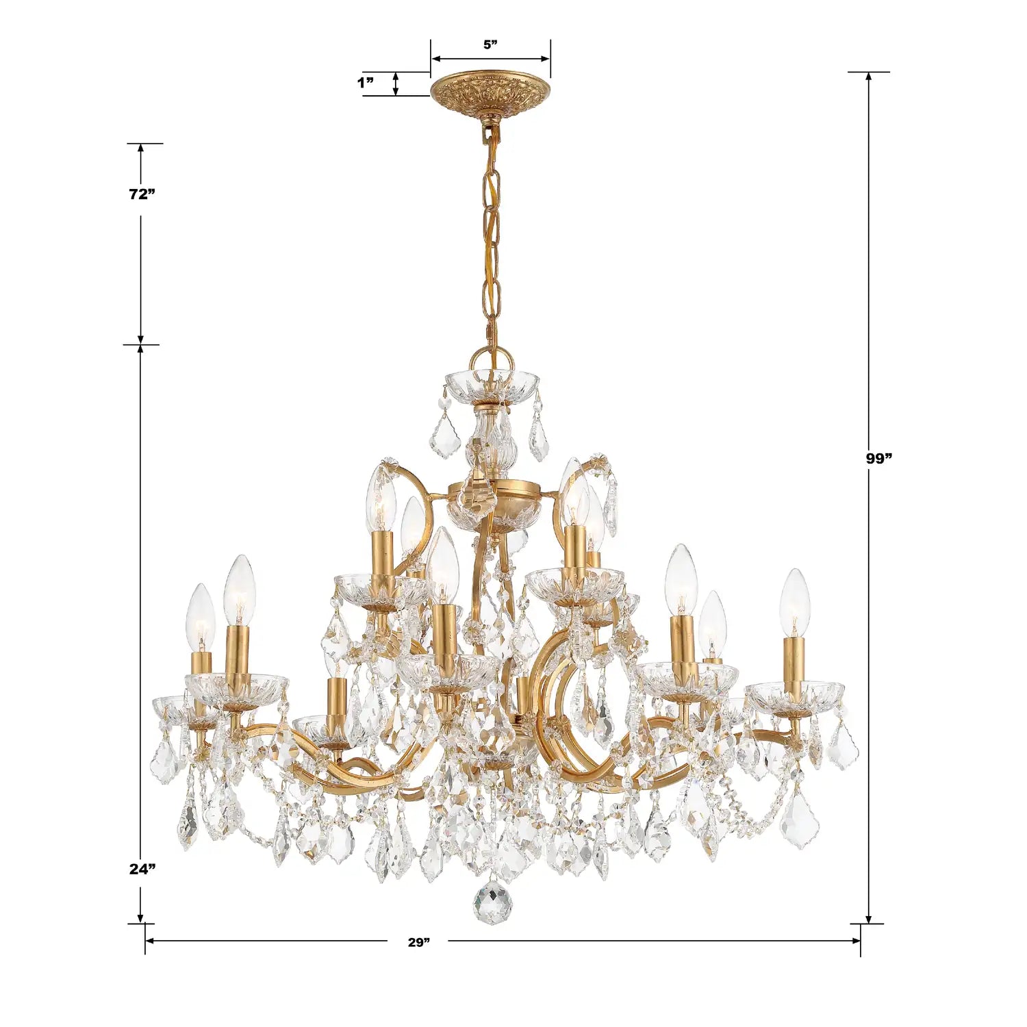 CRYSTORAMA, FILMORE CHANDELIER, CHANDELIER LIGHT