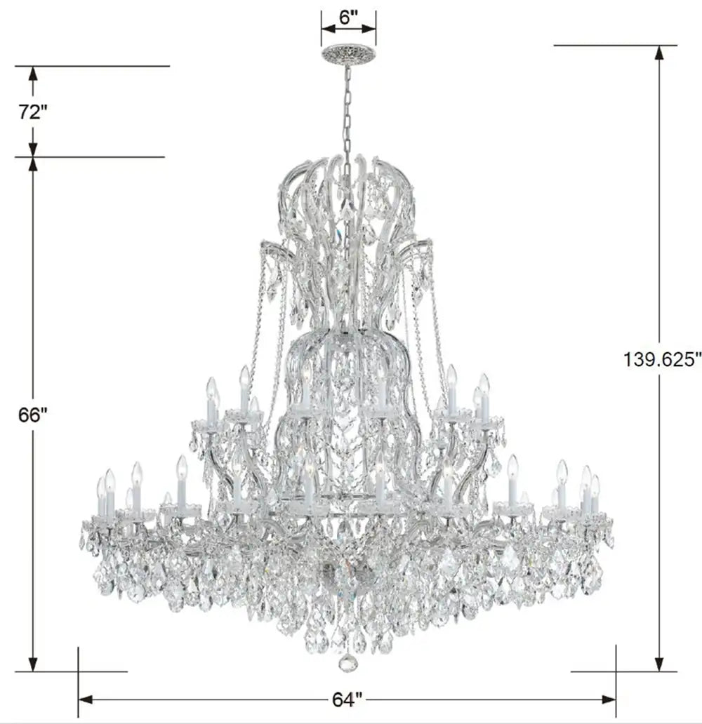 CRYSTORAMA, MARIA THERESA CHANDELIER, CHANDELIER LIGHT