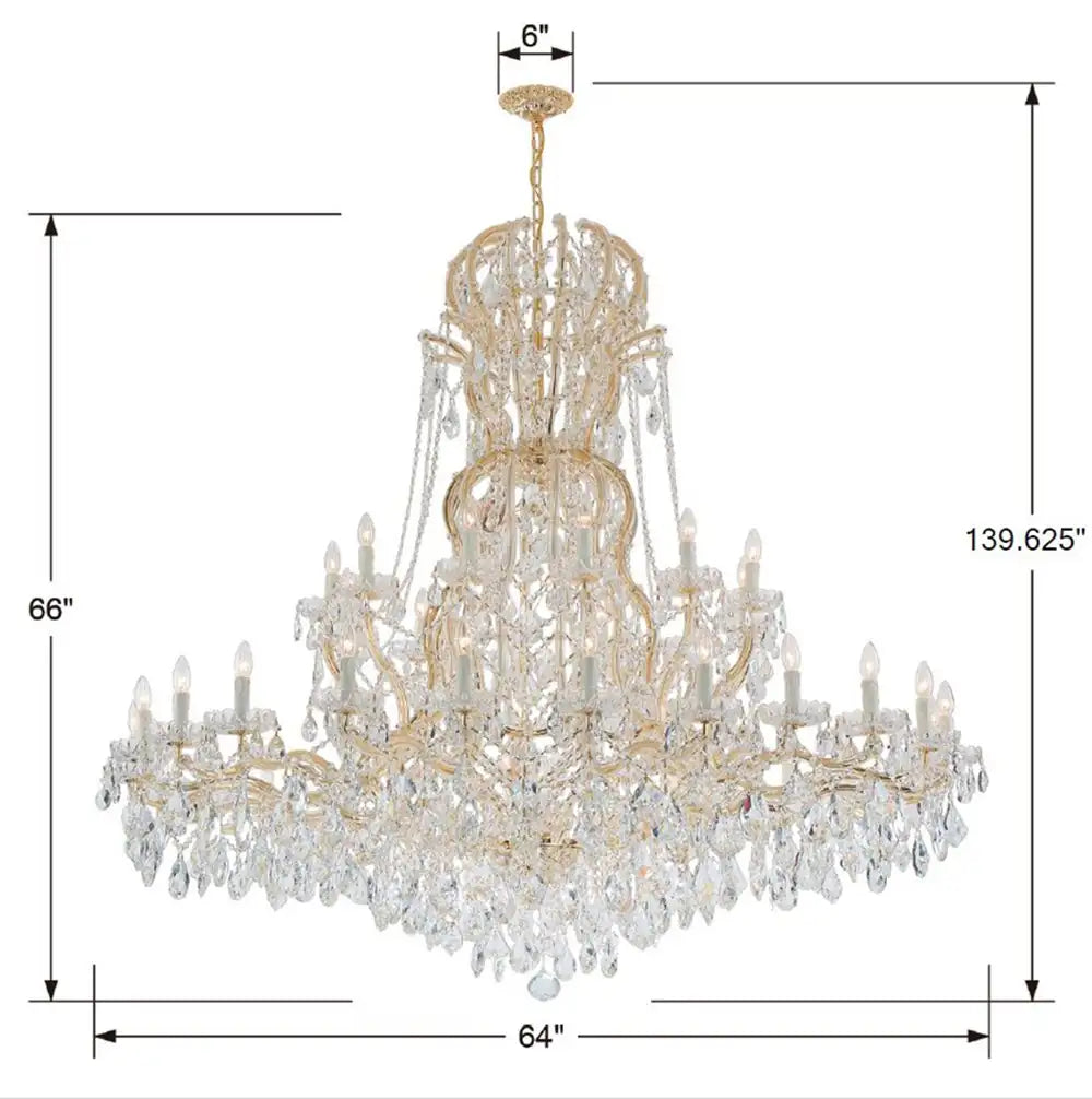 CRYSTORAMA, MARIA THERESA CHANDELIER, CHANDELIER LIGHT