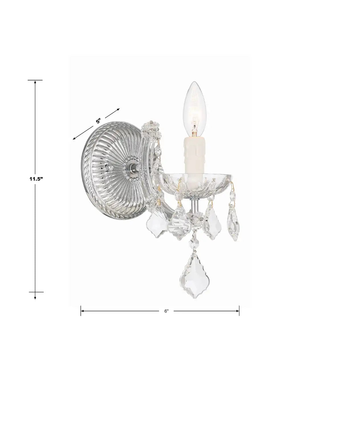 CRYSTORAMA, MARIA THERESA SCONCE, WALL SCONCES