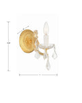 CRYSTORAMA, MARIA THERESA SCONCE, WALL SCONCES